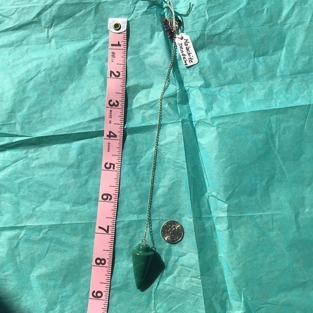 𝅺🍒Malachite Pendulum🍒 - Picture 4 of 4